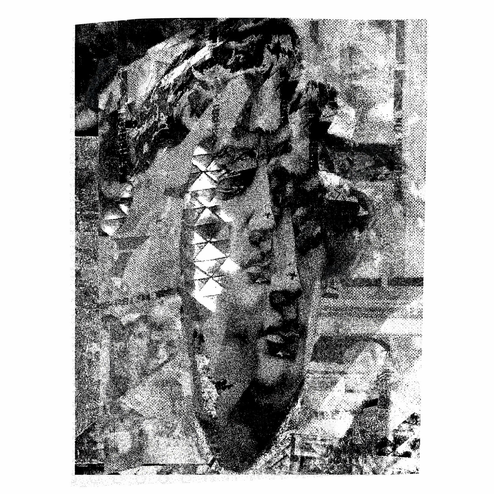 Mixed media print, untitled 002