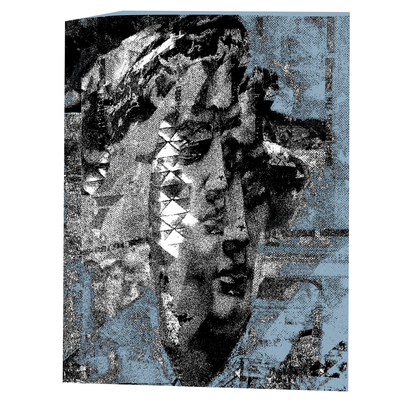 Mixed media print, untitled 003