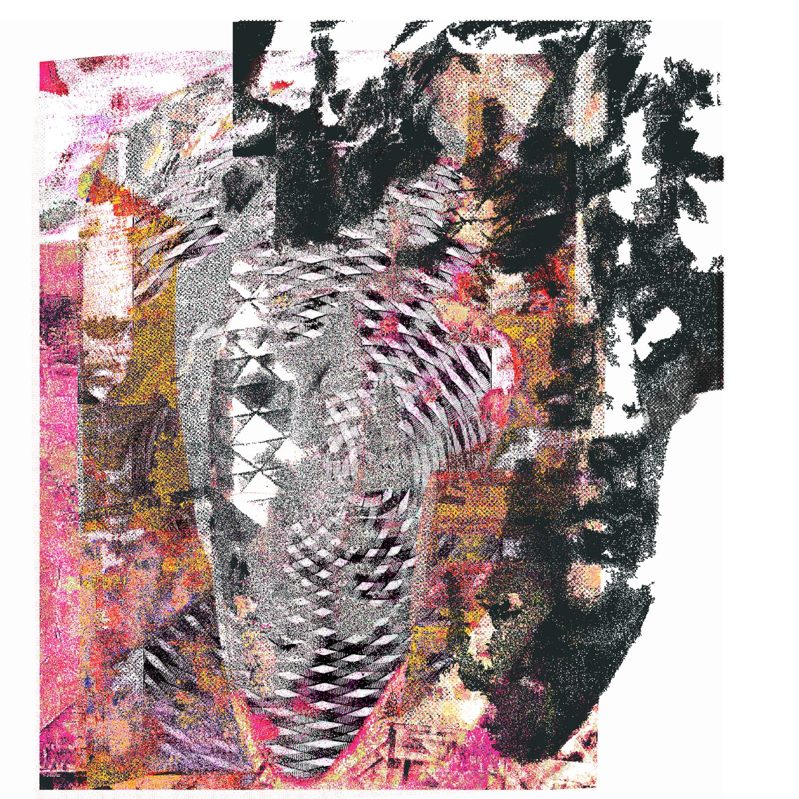Mixed media print, untitled 004