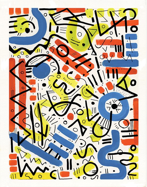 Untitled painting 003, acrylic
