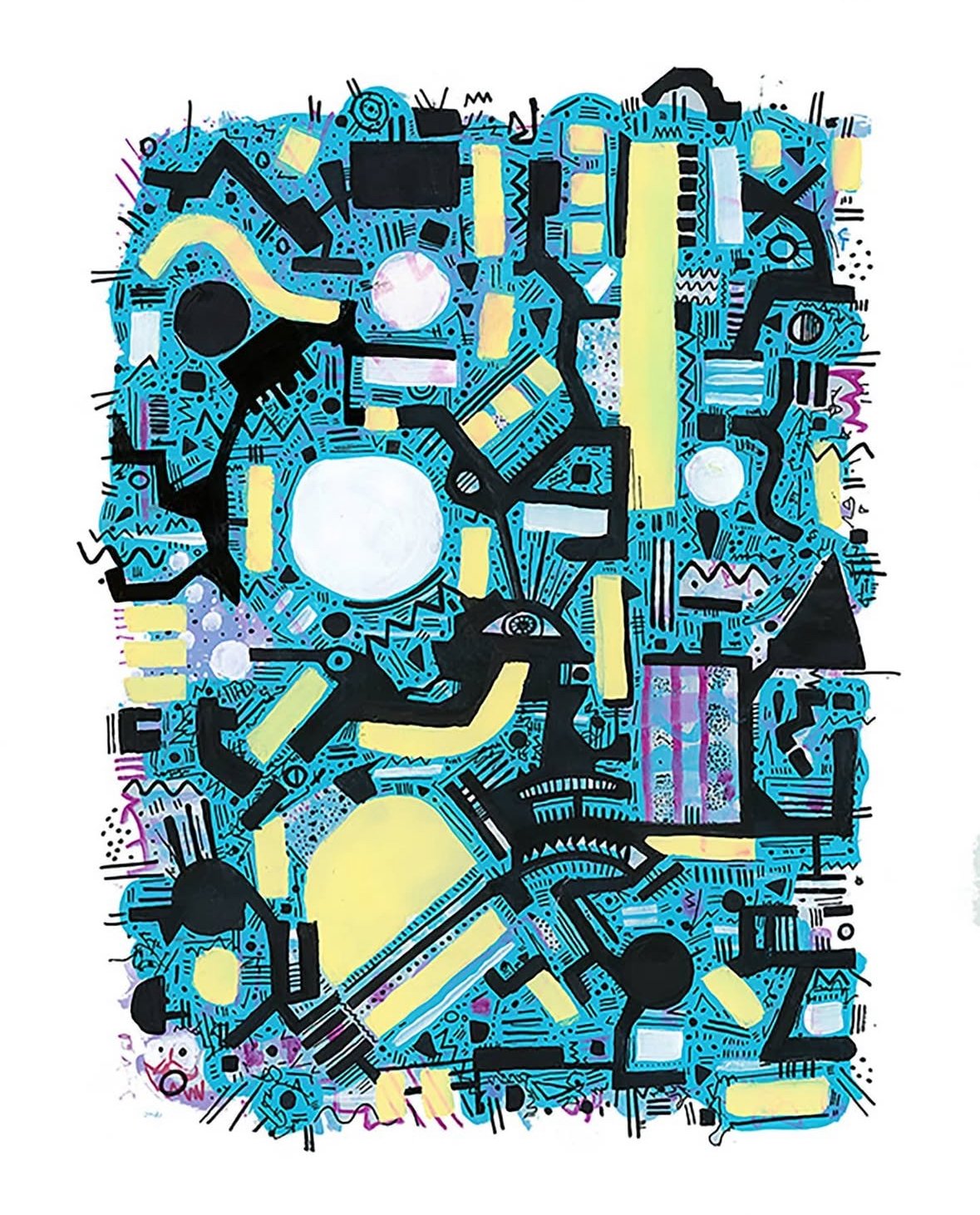 Untitled painting 004, acrylic